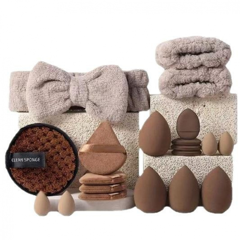 40個入り美容メイクツールコンボセット洗顔メイクパフフルセッ - Makeup Beauty Ro のレビューと価格