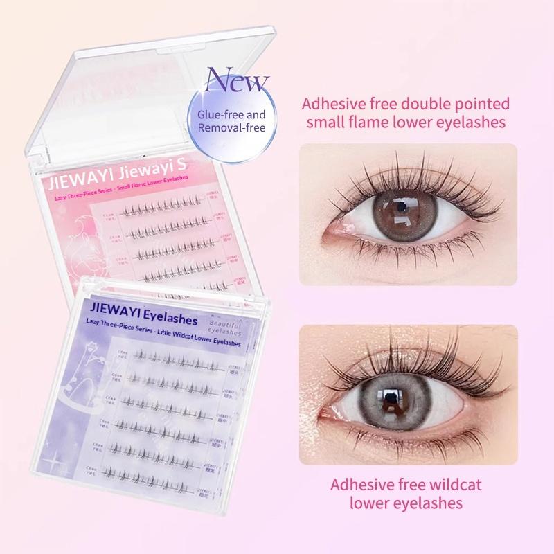 6列DIYセグメントつけまつげ、マンガ風つけまつげ、ナチュラ - False Eyelashes Natural のレビューと価格