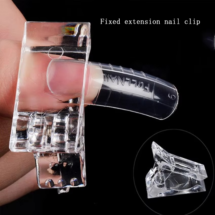 5/10 個透明アクリルネイルクリップクイックビルドジェルポ - Uv Nail Lamp のレビューと価格