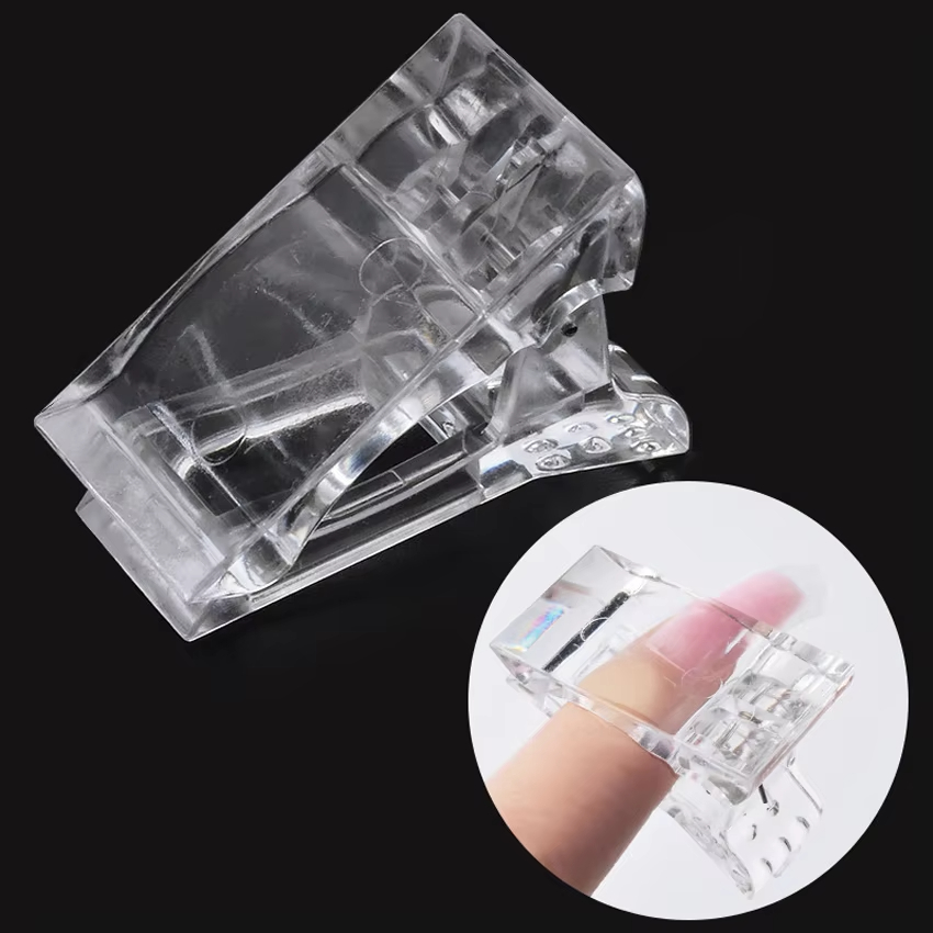 5/10 個透明アクリルネイルクリップクイックビルドジェルポ - Uv Nail Lamp のレビューと価格