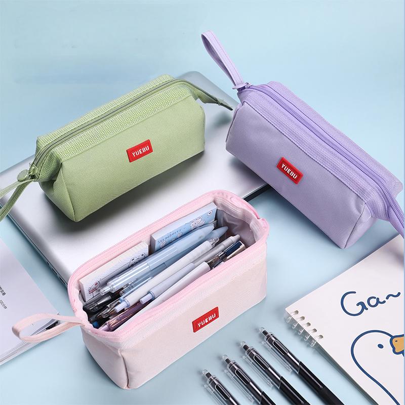 男性と女性のための大容量ペンシルポーチ,ペンバッグ,化粧バッ - Beauty Makeup School のレビューと価格