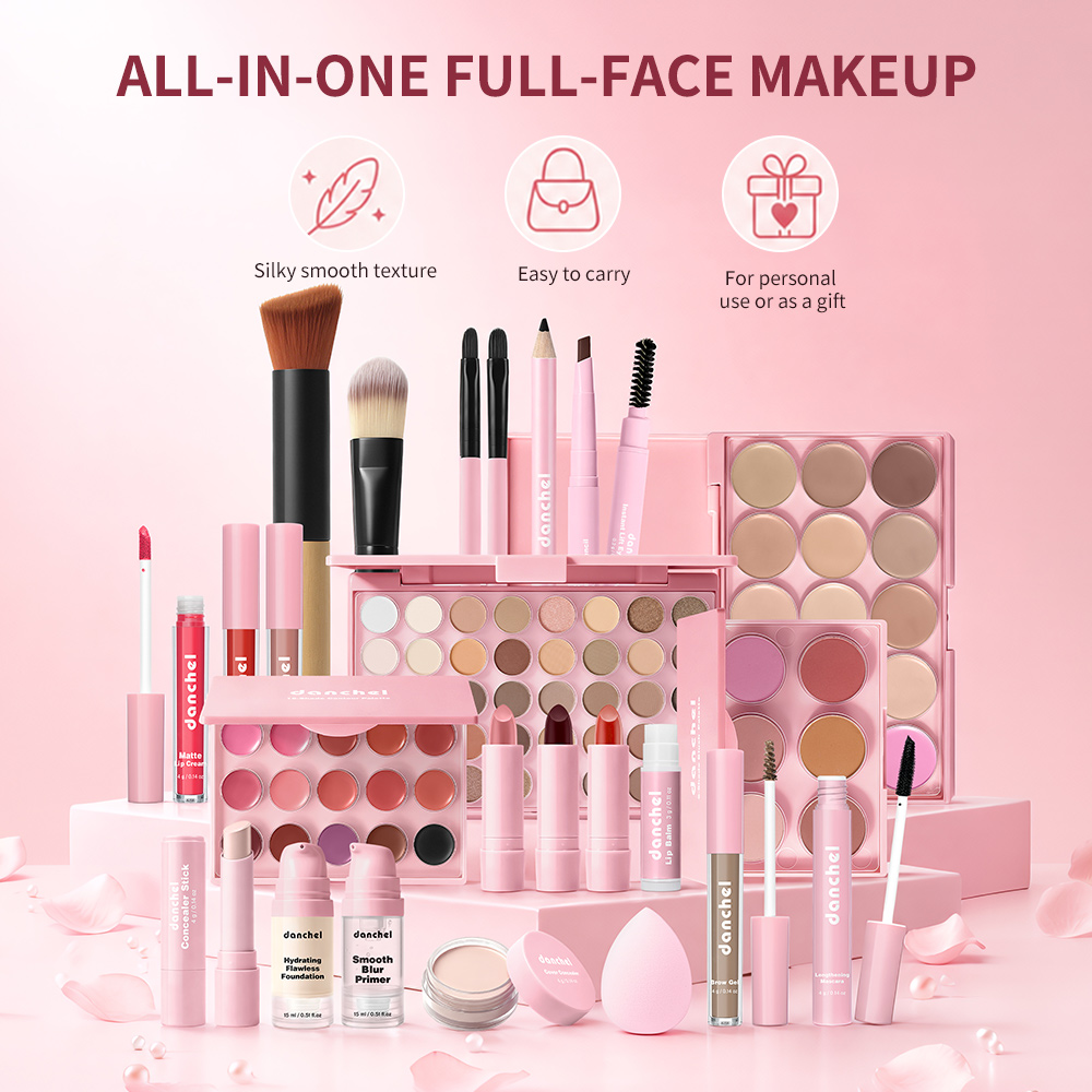 オールインワンメイクアップセット。ベースメイク、コンシーラー - Huda Beauty Makeup Kit のレビューと価格