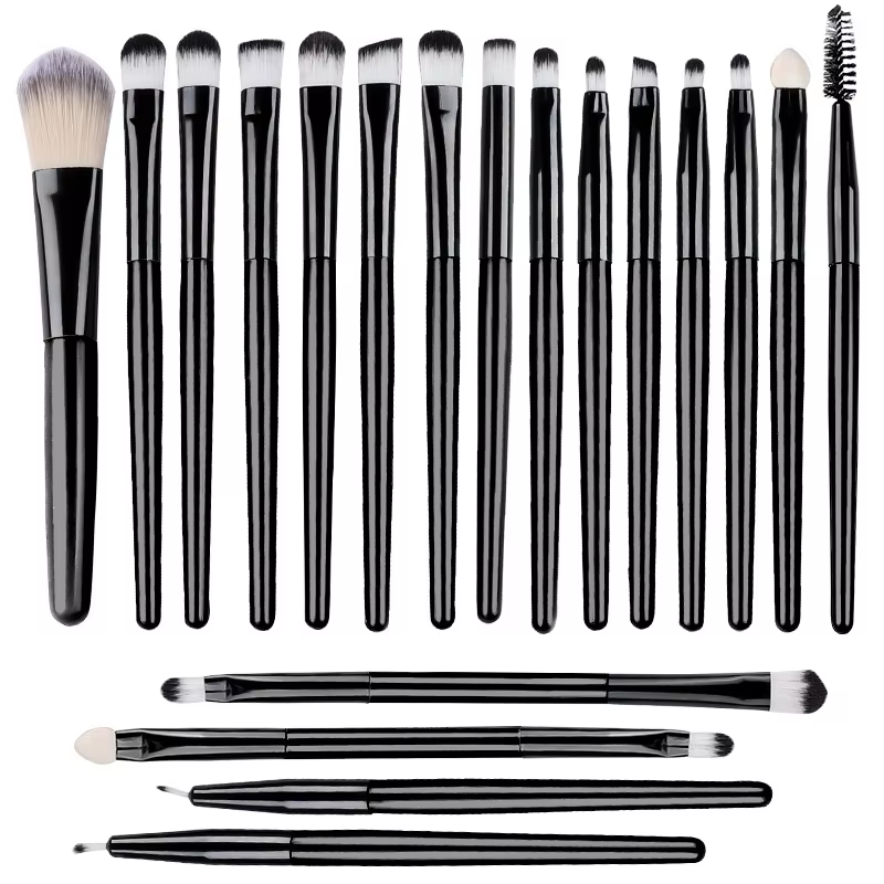 20本入りプロフェッショナルメイクブラシセット、柔らかい合成 - Makeup Beauty Ro のレビューと価格