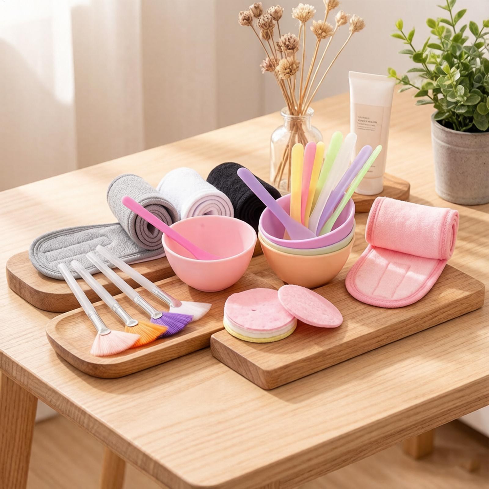 フェイスカバースパチュラ37個入りシリコン製再利用可能ブラシ - Beauty Makeup Brushes のレビューと価格