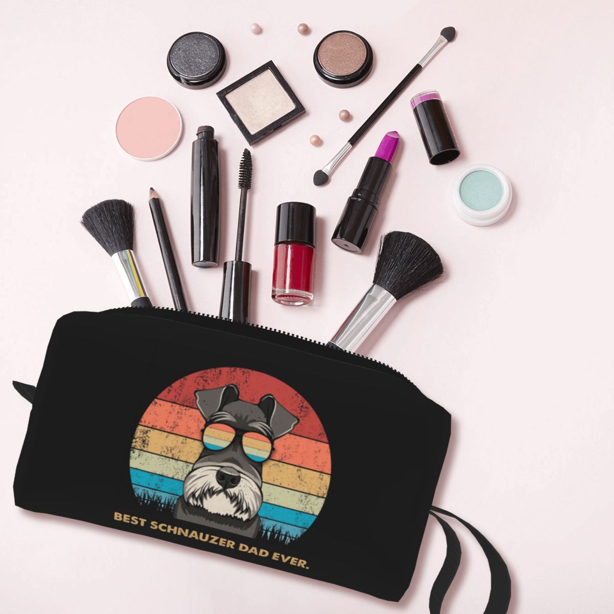 史上最高のシュナウザーパパ メイクアップバッグ 化粧品オーガ - Beauty Forever Makeup のレビューと価格