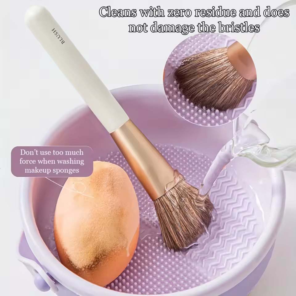 メイクブラシ洗浄ボウルビューティーエッグ洗浄ツール収納セット - Beauty Makeup Brushes のレビューと価格