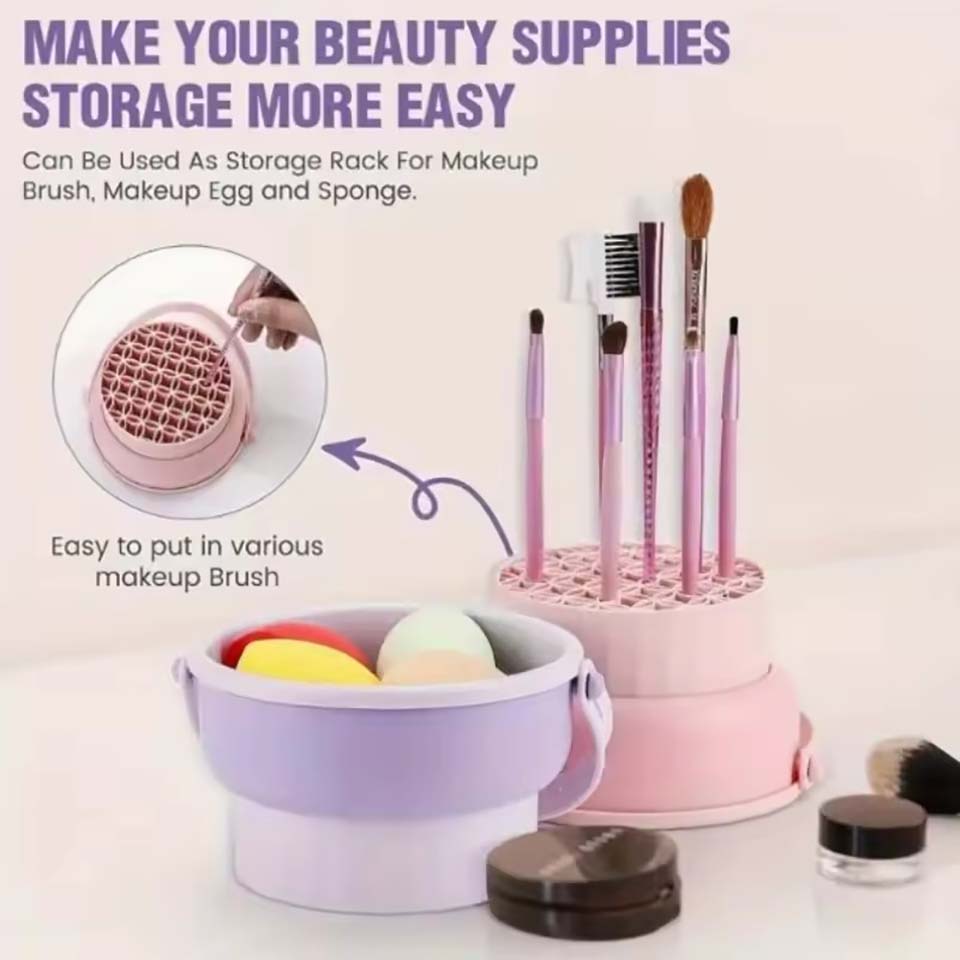 メイクブラシ洗浄ボウルビューティーエッグ洗浄ツール収納セット - Beauty Makeup Brushes のレビューと価格