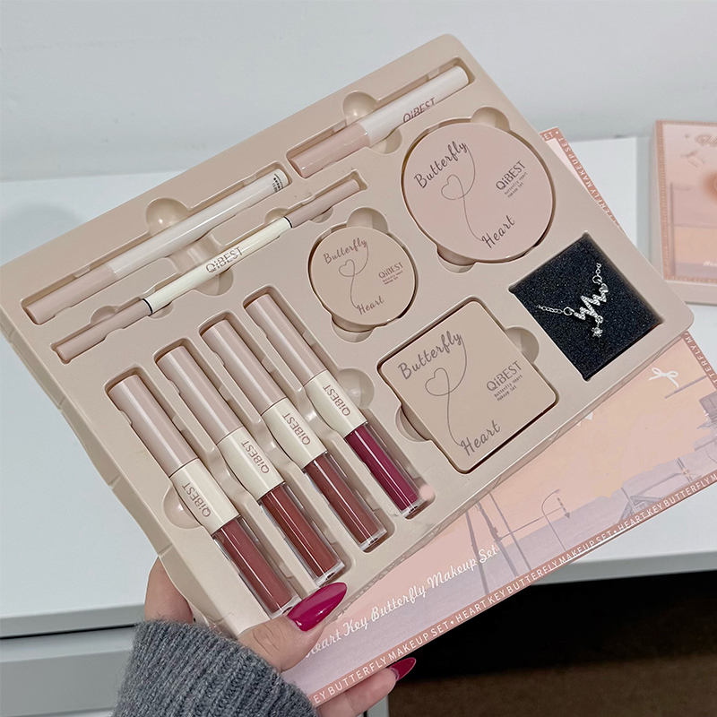 QIBEST 多目的メイクアップセット 4 個ダブルヘッドリ - Huda Beauty Makeup Kit のレビューと価格