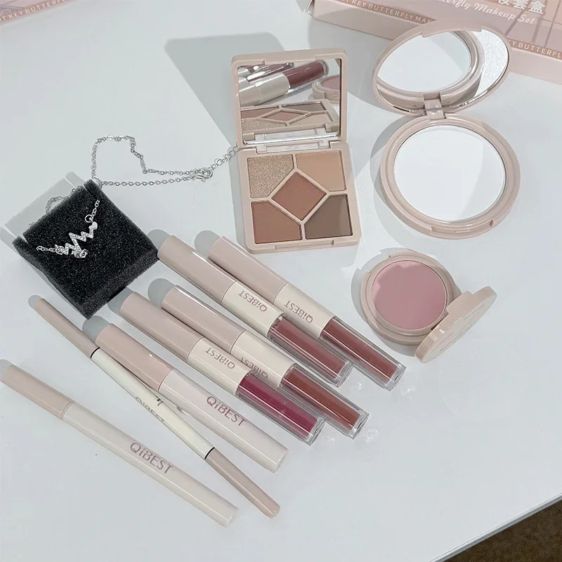 QIBEST 多目的メイクアップセット 4 個ダブルヘッドリ - Huda Beauty Makeup Kit のレビューと価格