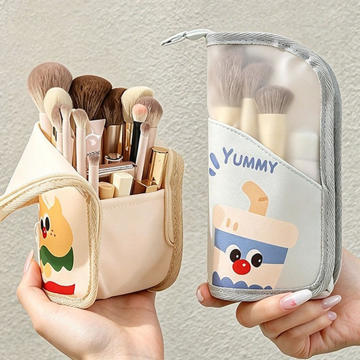 1 個化粧品バッグトラベルスタンド収納メイクアップ下着オーガ - Beauty In Makeup のレビューと価格