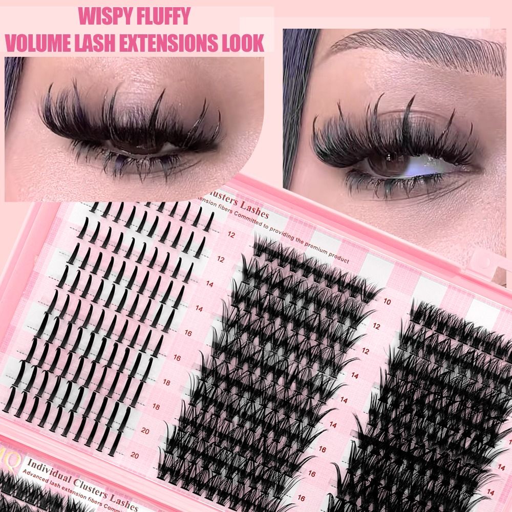 9-16mmの長さのつけまつげ、3Dボリュームナチュラルルッ - False Eyelashes Natural のレビューと価格