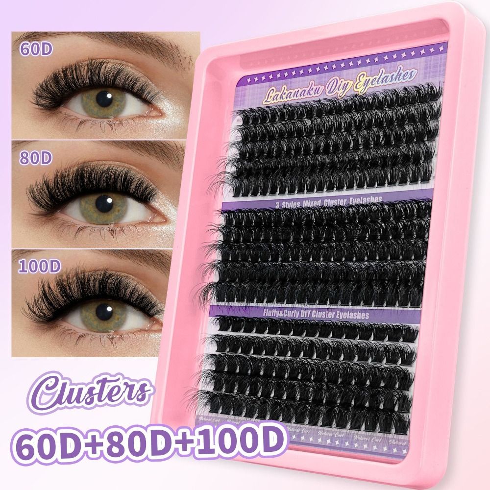 9-16mmの長さのつけまつげ、3Dボリュームナチュラルルッ - False Eyelashes Natural のレビューと価格
