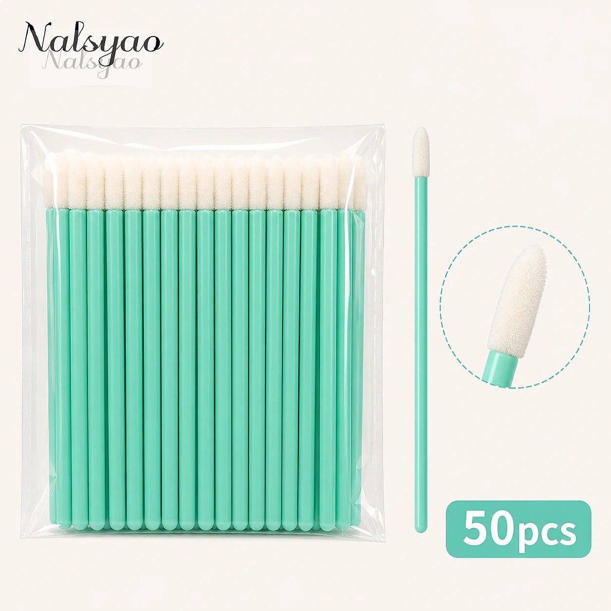 50/500個入り 使い捨てマスカラアプリケーター リップス - Eyelash Extension のレビューと価格