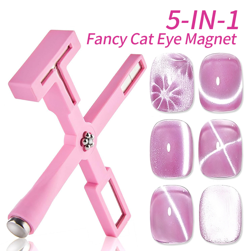 5 in 1パターンネイルマグネットキャッツアイエフェクトサ - Uv Nail Lamp のレビューと価格