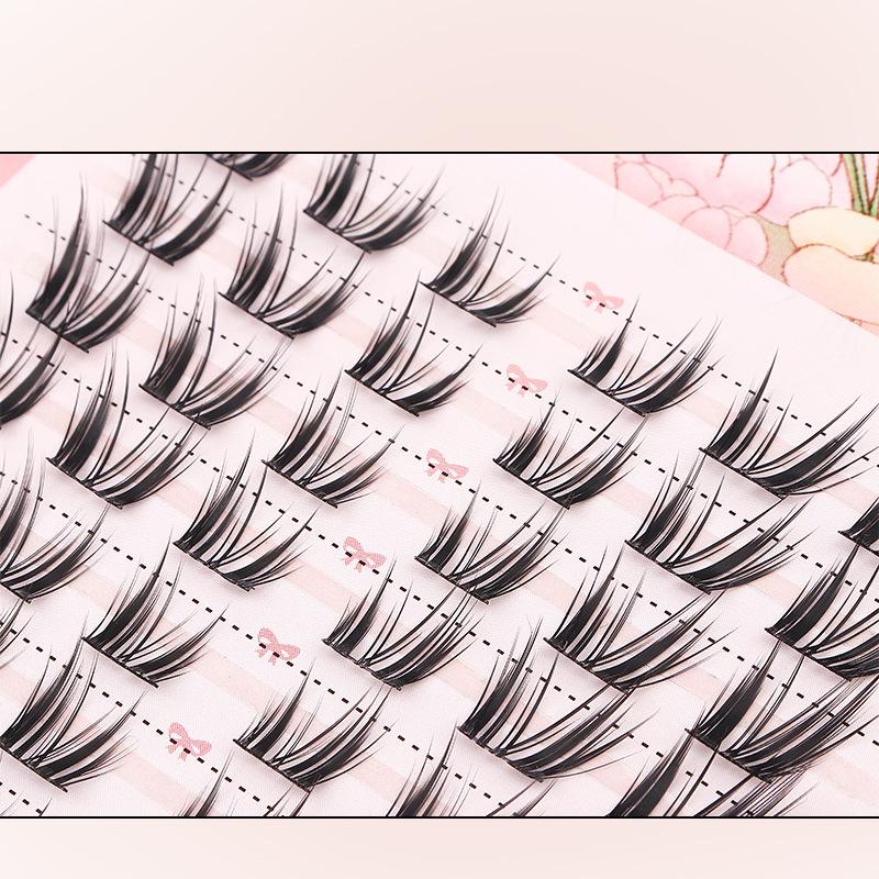 10列の長持ちする個別まつげエクステ、DIYメイク愛好家のた - Eyelash Extension のレビューと価格