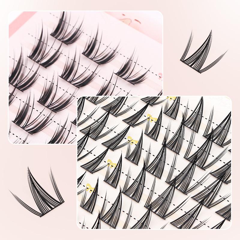 10列の長持ちする個別まつげエクステ、DIYメイク愛好家のた - Eyelash Extension のレビューと価格