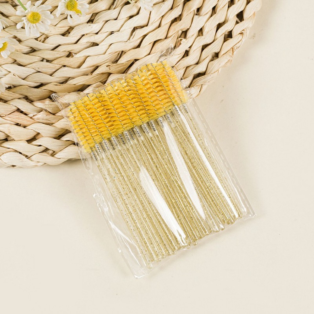 50-100 個クリスタルまつげブラシコームプロフェッショナ - Makeup Beauty Ro のレビューと価格