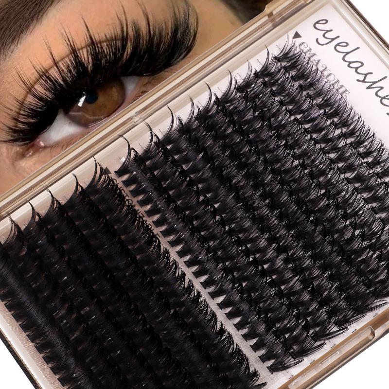 10D-100D 3D つけまつげキット DIY セグメント - False Eyelashes Natural のレビューと価格