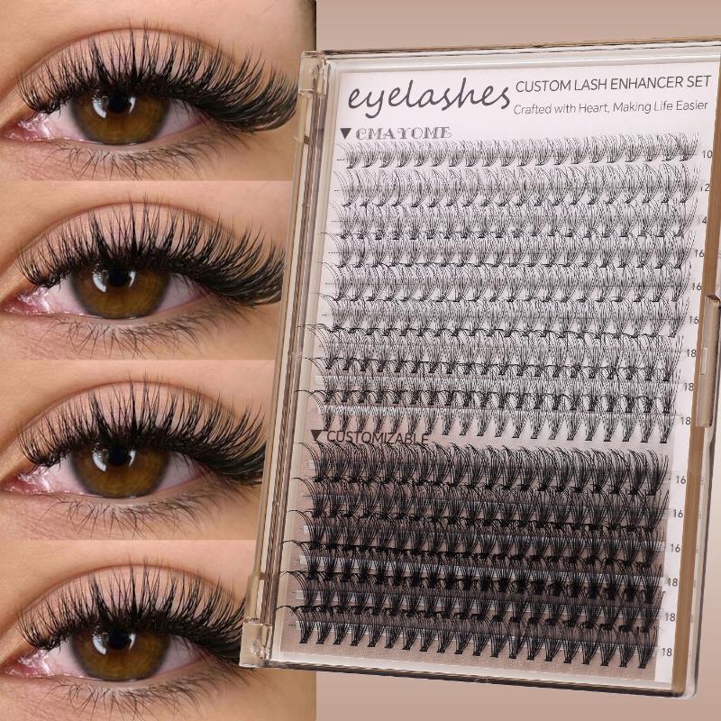 10D-100D 3D つけまつげキット DIY セグメント - False Eyelashes Natural のレビューと価格