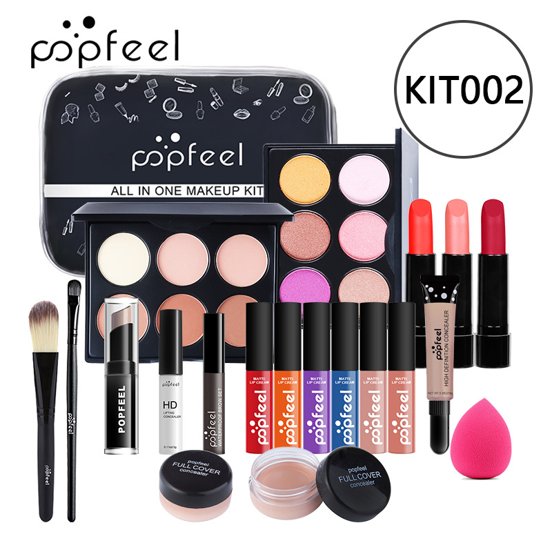 POPFEEL メイクアップフルキット 女性用メイクアップセ - Huda Beauty Makeup Kit のレビューと価格